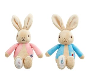 Rainbow Plyšové chrastítko králíček Petr & Flopsy 1 ks