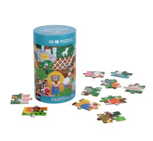 Petit Collage Puzzle Nájdite rozdiel Rozprávky 49 dielikov