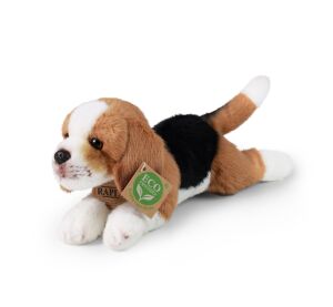 Rappa Plyšový pes bígel ležiaci 20 cm ECO-FRIENDLY