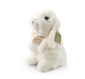 Rappa Plyšový králik biely stojaci 18 cm ECO-FRIENDLY