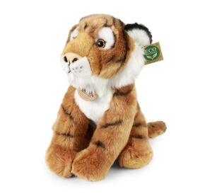 Rappa Plyšový tiger sediaci 30 cm ECO-FRIENDLY
