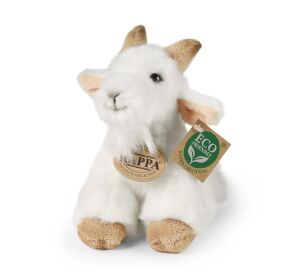 Rappa Plyšová sediaca koza 16 cm ECO-FRIENDLY