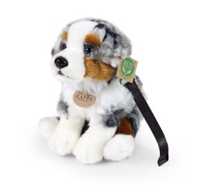 Rappa Plyšový pes austrálsky ovčiak sediaci 27 cm ECO-FRIENDLY