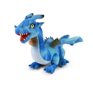 Rappa Plyšový drak 40 cm modrý ECO-FRIENDLY