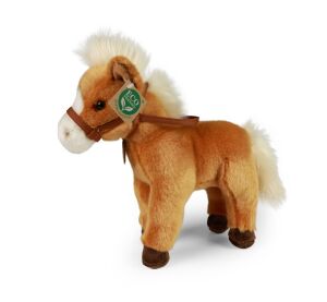 Rappa Plyšový kôň hnedý stojaci 30 cm ECO-FRIENDLY