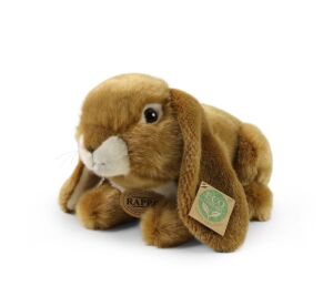 Rappa Plyšový králik hnedý 25 cm ECO-FRIENDLY