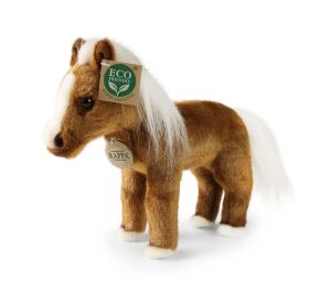 Rappa Plyšový kôň hnedý stojaci 23 cm ECO-FRIENDLY