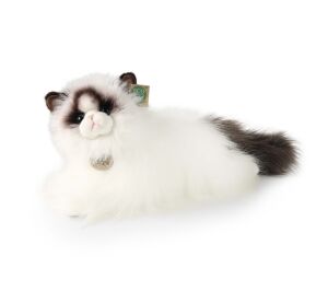 Rappa Plyšová mačka ragdoll ležiaca 35 cm ECO-FRIENDLY