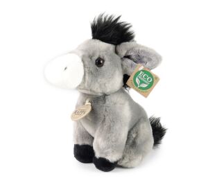 Rappa Plyšový somár sediaci 18 cm ECO-FRIENDLY