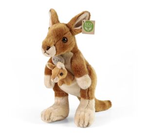 Rappa Plyšový klokan s mláďaťom 27 cm ECO-FRIENDLY