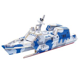 RoboTime 3D drevená skladačka Útočná loď typ 022
