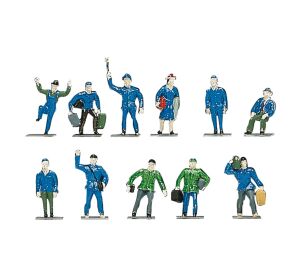 Roco Nádražné figúrky nefarbené 24 kusov - 40000