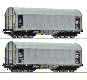 Roco 2dielna sada Nákladného vagónu s plachtou, Shimmns ČD - 6600144