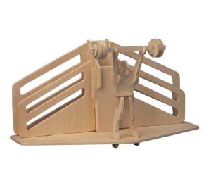 Woodcraft Drevené 3D puzzle Stojanček na ceruzky Vzpieranie