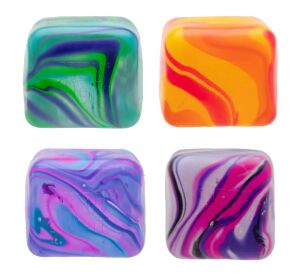 Schylling NeeDoh Mačkacia kocka Nice Cube Swirl