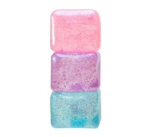 Schylling NeeDoh Nice Cube Glow Trblietavá antistresová kocka, ktorá svieti v tme