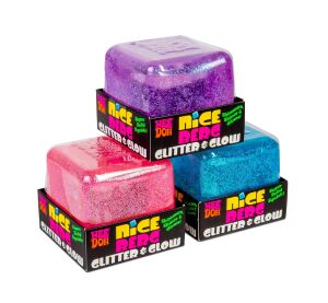 Schylling NeeDoh Mačkacia kocka Nice Berg trblietavá