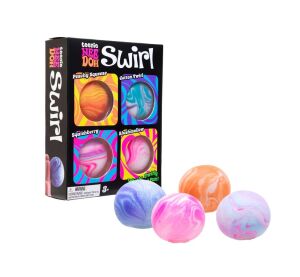 Schylling NeeDoh Farebné mačkacie mini loptičky Swirl 4 ks