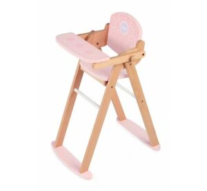 Tidlo Drevená stolička na kŕmenie bábik - poškodený obal