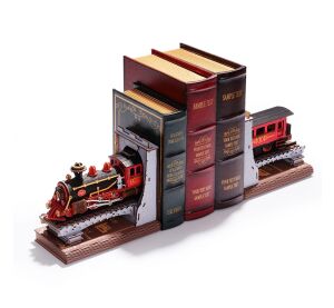 RoboTime 3D skladačka Zarážka na knihy Historický parný vlak