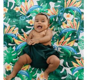 Tommy Lise Bambusová mušelínová plienka Lush Garden 120x120 cm