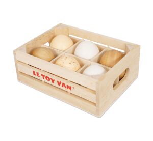 Le Toy Van Farmárske vajcia v debničke