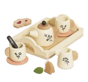 Le Toy Van Drevený čajový set s podnosom