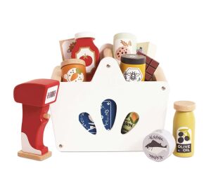 Le Toy Van Košík s potravinami so skenerom