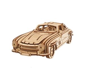 Ugears 3D drevené mechanické puzzle Auto Winged Sports Coupe