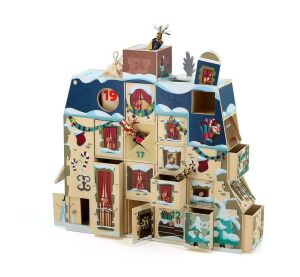 Vilac Drevený adventný kalendár na naplnenie Domček