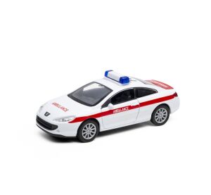 Welly Peugeot Coupe 407 AMBULANCE 1:34
