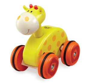 Wonderworld Drevená žirafa na kolieskach