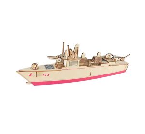 Woodcraft Drevené 3D puzzle Torpédoborec 052D