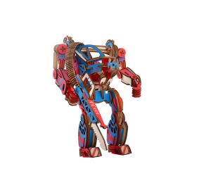 Woodcraft Drevené 3D puzzle Powersuit farebný