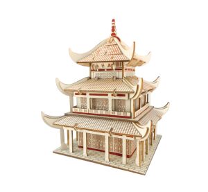 Woodcraft Drevené 3D puzzle Yueyang Tower