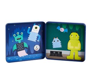 Petit Collage Magnetická knižka Príšery