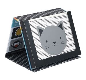 Petitcollage Čas na brušku - zrkadlo s obrázkami Peekaboo