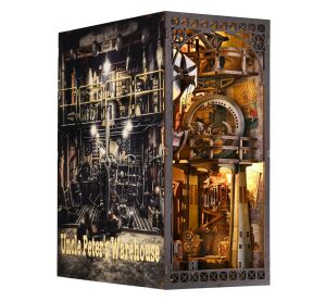 2Kids Toys 3D skladačka Zarážka na knihy Miniatúra domčeka Strýkovo skladisko