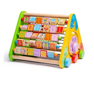 Bigjigs Baby Aktívny trojuholník s angličtinou
