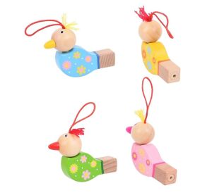 Bigjigs Toys Drevená píšťalka vtáčik 1ks