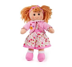 Bigjigs Toys Látková bábika Kelly 34 cm