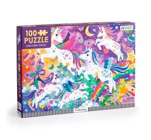 Mudpuppy Puzzle Kúzelní jednorožci 100 dielikov