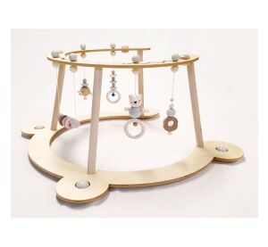 Hess Drevené chodítko medvedík Nature