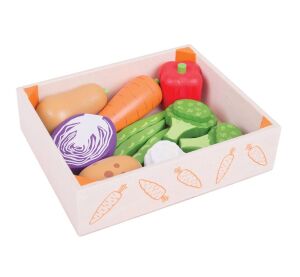 Bigjigs Toys Krabička so zeleninou