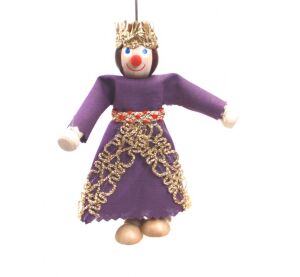 Gerlich Drevená bábka Kráľovná Alžbeta