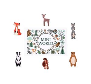 BeWooden Mini svet - Lesní priatelia