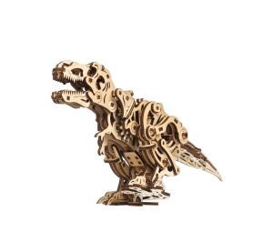 Ugears 3D drevené mechanické puzzle Tyranosaurus Rex