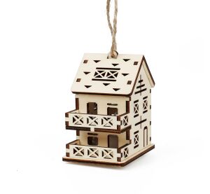 Kúzlo dreva Stredný domček Vila s balkónikmi