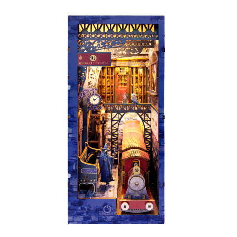 2Kids Toys 3D skladačka Zarážka na knihy Miniatúra domčeka Magická stanica