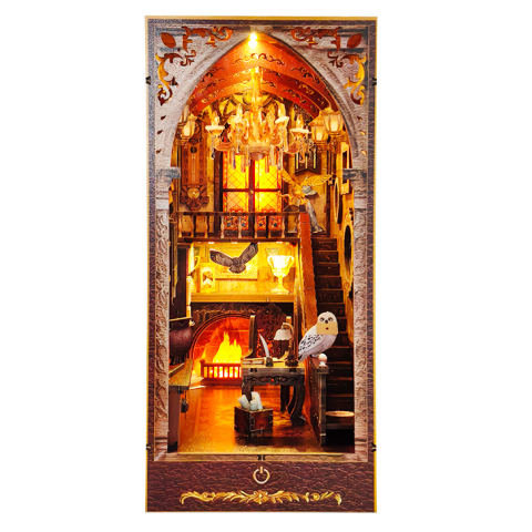 2Kids Toys 3D skladačka Zarážka na knihy Miniatúra domčeka Magický dom